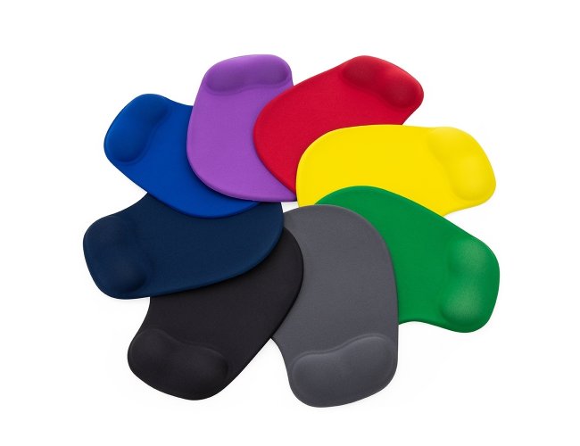 Mose pad ergonomico com apoio de punho de silicone.